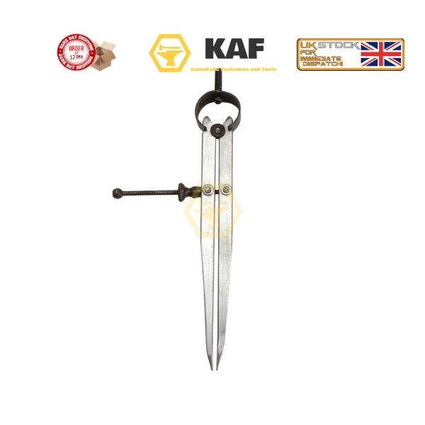 KAF 10" or 250mm 3 Piece Set of Spring Caliper Measuring Tools