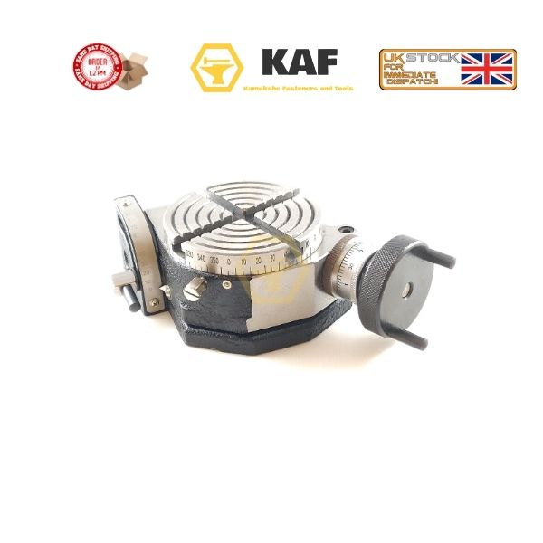 3" 75mm Tilting Rotary Table for Milling Machine | Vertical & Horizontal Indexing