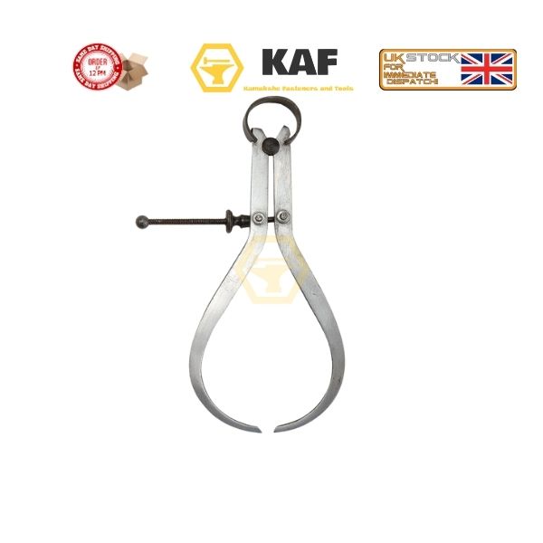 KAF 4" or 100mm Spring Caliper Measuring Tools - Internal, External & Divider